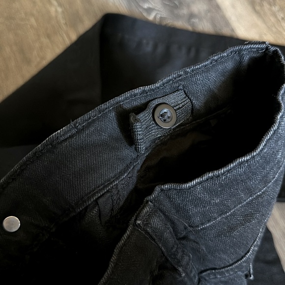 Art Class Jeans High Waist Relax Hip & Tight Raw Hem Straight Leg size 10 Kids - Picture 5 of 8